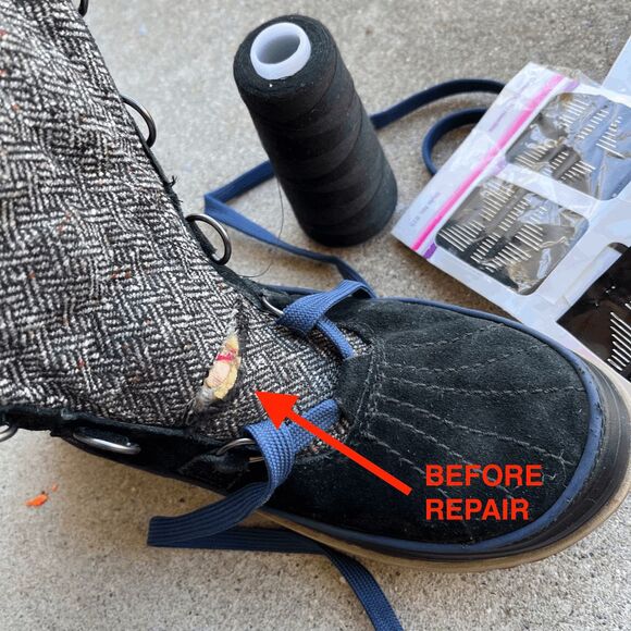 Sorel Tivoli High Herringbone Waterproof Fur Gray Boots Women's - SZ 8 - Picture 14 of 14